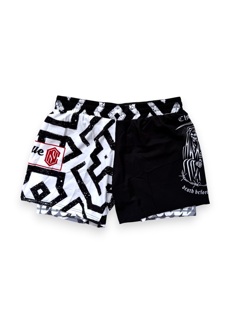 CHOSEN Dishonour Hybrid Fightshorts - Black